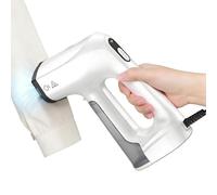 Suction Handheld Garment Steamer for Clothes, 2500Pa 2-in-1 Steam Iron & Vacuum Suction - One-Hand Operation, 30s Fast Heat-Up with LED Display, 160ml Portable Travel Steamer (220-240V, UK Plug)