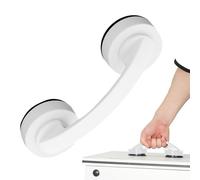 Suction Handles for Shower - Glass Door Handle | Removable Wall Handrail No Drilling Push Pull Helper Strong Vacuum Grab Puller for Mirror Bathroom Cabinet Kitchen Drawer