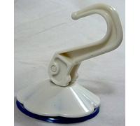 Suction Hooks Lever Type White Plastic (1 Pc) 1 Pack/S