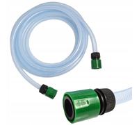 Suction Hose 5m 1/2 - Transparent PVC | 21 Bar | for Pressure Washers