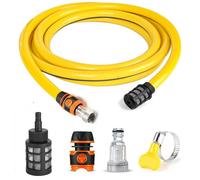 Suction Hose Pipe 3M with Pressure Washer Connector and Filter Compatible with Karcher K2 K3 K4 K5 K6 K7 Series and Bosch AQT Series Pressure Washer Accessories