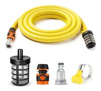 Suction Hose Pipe with Pressure Washer Connector and Filter Compatible with Karcher K2 K3 K4 K5 K6 K7 Karcher Series and Bosch AQT Series - Pressure Washer Accessories - Choose Pipe Length (2.5m)