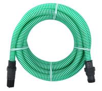 Suction Hose PVC Green 1" 7m 22mm ID 26mm OD Strainer Foot Valve 6bar Burst18bar