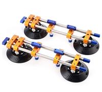 Suction Lifter Seamless Seam Setter 6 Inch Suction Cups For Seam Joining And Leveling Countertop Installation For Granite Stone Marble Slab Worktop Suction Clamps (Color : 2PCS)