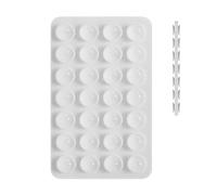 Suction Phone Case Grip, Strong Suction Cellphone Grips, Compact Square Phones Accessories Mount, Firm Reusable Holder for Glass, Computer Screens, Refrigerators Stable Hands-Free Viewing