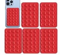 Suction Phone Case Mount - Silicone Pack, Non-Slip Secure Grip Design, Strong Hold Pads, Flexible Attachment Points, Lightweight Portable Support, Magnetic Compatible | Mobile Phone Accessories with