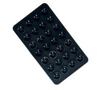 Suction Phone Grip - Reusable Glass Tile Stand, Content Creation Holder | Space Saving Silicone Pad | Computer Screen Mirror Tile Wall, Universal Hands Free Video Recording Smartphone Support Bracket