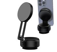 Suction Phone Mount - Electric Vacuum Holder, Durable Retractable Grip, Secure Magnetic Bracket | Adjustable Dashboard Stand for Car Interior Windshield Bedroom Living Room Office Gym Travel Use