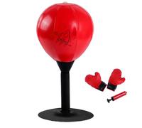 Suction Punching Bag,PU Leather Relaxing - Boxing Trainer Desk Punching Bag,for Bedroom Gym Dorm Room Men Women Beginners Teens Sports Enthusiasts