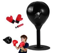 Suction Punching Bag - PU Leather Relaxing | Tabletop Boxing Training Punching Bag - for Beginners Men Women Teens Sports Enthusiasts Living Room Bedroom Dorm Room