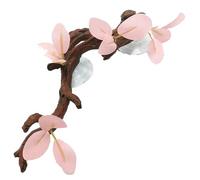 Suction Reptile Branches - Branch 'Tree with Leaves, Enrichment Toy Decor | Serpent Hiding Terrarium Use, Lizard Bearded Dragon Habitat