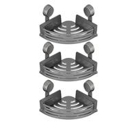 Suction Shower Shelves - ABS | Suction Cup- No Drilling Removable Wall Mounted Home Organization Storage Shampoo Products Bathroom Kitchen Pantry | Room D