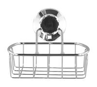 Suction Soap Dish with Hooks,Super Powerful Vacuum Suction Cup Shower Soap Holder,Rustproof Stainless Steel S304 Soap Basket - Sponge Holder for Bathroom & Kitchen (Chrome)