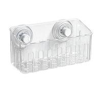 Suction Sponge Holder - Wall Mounted Sink-Organizer Rack, Space Saving Cleaning Brush Storage, Strong Suction Cup Bathroom Accessory, Drainage Sponge Tray | Bathroom Shower Use During Cleaning Supply