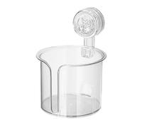 Suction Tissue Box - Wall Mounted Toilet Paper for Storage Container, ABS PET Dispenser Organizer for Bathroom Kitchen Restroom Hotel Balcony Bedroom, Portable Roll Holder