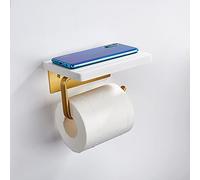 Suction Toilet Roll Holder, Bathroom marble glass holder wall mounted, White Marble Tissue Roll Holder, Decorative White Marble Toilet Roll Holder, white bathroom toilet roll holder