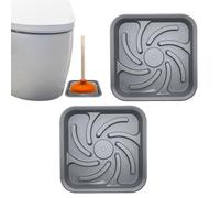 Suction Tray - Bathroom Drip Holder, Universal Suction Mat for Toilet Sink with Quick Drying Design, Toilet Plunger, Household Organiser for Bathroom Accessories