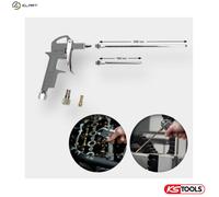 KS Tools Compressed Air Blow Gun with 3 Interchangeable Nozzles