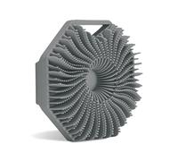 Sud Scrub Antimicrobial Silicone Body Scrubber, Exfoliating Body Scrubber for Sensitive Skin, Eco Friendly Shower Scrubber for Body, Silicone Body Brush for Showering, Charcoal