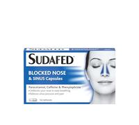 Sudafed Fever, Blocked Nose & Sinus Capsules, 16 Capsules