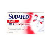 Sudafed Blocked Nose & Sinus 16 Capsules