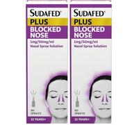Sudafed Plus Blocked Nose Spray (Pack of 2)