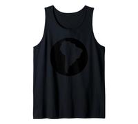 Sudamerica Brazil Argentina Map big South America Latin Tank Top