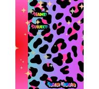 Sudan Farooq: Rainbow Ombré Leopard Print Composition Book: Hudain Muhammad Publishing House (Sudan Farooq School Books)