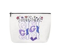 Sudaporn Mimi Gigi Makeup Cosmetics Bags Gifts for Grandma Nana Travel Toiletry Bag from Granddaughter Grandson Nana Granny Makeup Pouch Grandma Grandmother Birthday Small Canvas Storage Bag Gifts