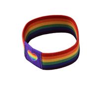 Sudaporn Rainbow LGBT Lesbian Pride Bracelet Colorful LGBT Bracelet Gifts Gay Pride Bracelets for Lesbian Bisexual Asexual, S, no gemstone