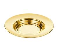 Sudbury Brass Tone Stacking Bread Plate Communion Tray, 10 1/4 Inch