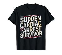 Sudden Cardiac Arrest Survivor Heart Myocardial Infarction Value Graphic T-Shirt