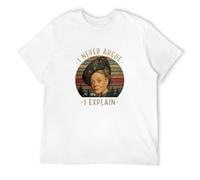 Sudden Men Downton Abbey Violet Crawley T Shirt Dowager Maggie England London Smith Cotton Short Sleeve Tees T-Shirt White XL