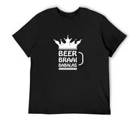 Sudden South African Biltong, Boerewors - Beer Braai Babalas - T-Shirt Black XXL