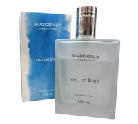 Suddenly Cotton Blue Fragrances Women 3.38 oz - 100ml Perfume New