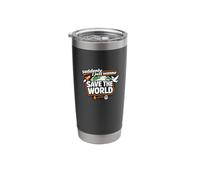 Suddenly I Just Wanna Save The World Funny Quote Stainless Steel Insulated Tumbler