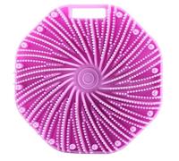 Suddies Body Scrubber - Exfoliating Massage Brush for Body Exfoliating Deep Cleaning Replaces Loofah for All Skin,Soft Ergonomic Bath Sponge for Improved Circulation, Easy Clean Care. (Purple)