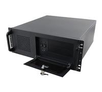 SUDEG 4U Wall Mount Server Cabinet IT Network Rack Enclosure Lockable Door and Side Panels Black,7 x 3.5 HDD Drive Bays with 80 mm Fan,SL-450A for 19” IT Equipment,A/V Devices