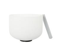 SUDEG Crystal Singing Bowl, Sacral E Chakra 10 Inch Singing Bowl, White