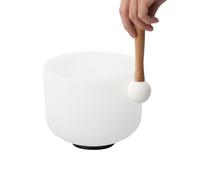 SUDEG Crystal Singing Bowl, Sacral G Chakra 8 Inch Singing Bowl with Mallet,Crystal Quartz Bowls for Sound Healing & Yoga Meditation