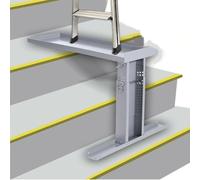 SUDEG Ladder Leveller for Stairs, Adjustable Height Ladder Stabilizer Legs | Ladder Aide Non Slip Ladder Leg Leveler for Straight Ladders,Suitable Ladder Feet: Max. 7.48" ×21.97" (W×L)