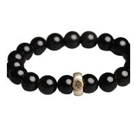 Sudemota Bracelet Natural Crystal Feng Shui Bracelet Lucky Patron Saint Charm Red Agate Obsidian Bracelet S925 Silver Amulet Vacation Jewelry Attract Money Prosperity Luck,Red (Color : Red)