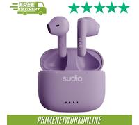 Sudio A1 Purple Bluetooth Earphones 100% ORIGINAL ⭐⭐⭐⭐⭐