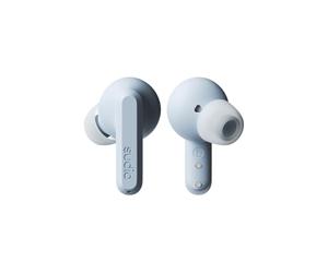 Sudio A3 Pro True Wireless Earbuds | Noise Cancelling In Ear Headphones | Bluetooth 5.4 | 25 Hours Playtime | Sweat Resistant | USB-C Charging | Recycled Materials | (Powder Blue)