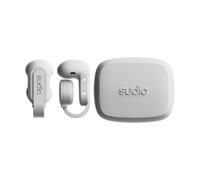 Sudio B3 Snow White - The Open Air Ear Clip. Made of recycled plastic. Open earp