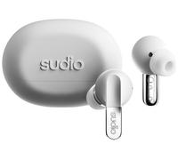 Sudio N3Pro Snow White - The Day-to-Night Noise Cancelling Earbuds, Active Noise Cancellation (35dB), 5.5 Hours Playing Time, IPX4, Microphone to Take Calls, Bluetooth 5.4