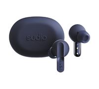 Sudio N3Pro Steel Blue - the Day-to-Night Noise Cancelling Earbuds. Active Noise Cancellation (35dB), 5.5 Hours Playing Time, IPX4, Microphone to Take Calls, Bluetooth 5.4