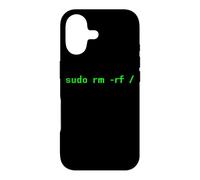Sudo rm -rf/Funny Linux Shell Programming Coding Coder Pun Case for iPhone 17