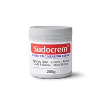Sudocrem Antiseptic Healing Cream, Zinc Oxide Cream for Nappy Rash, Eczema, Acne, and Minor Burns, 250g (Pack of 1)