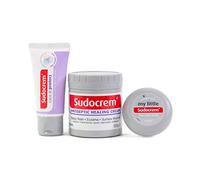 Sudocrem Nappy Rash Cream Kit, Includes Care & Protect 30g, Antiseptic Healing Cream 125g, My Little Sudocrem 22g, Nappy Rash Treatment